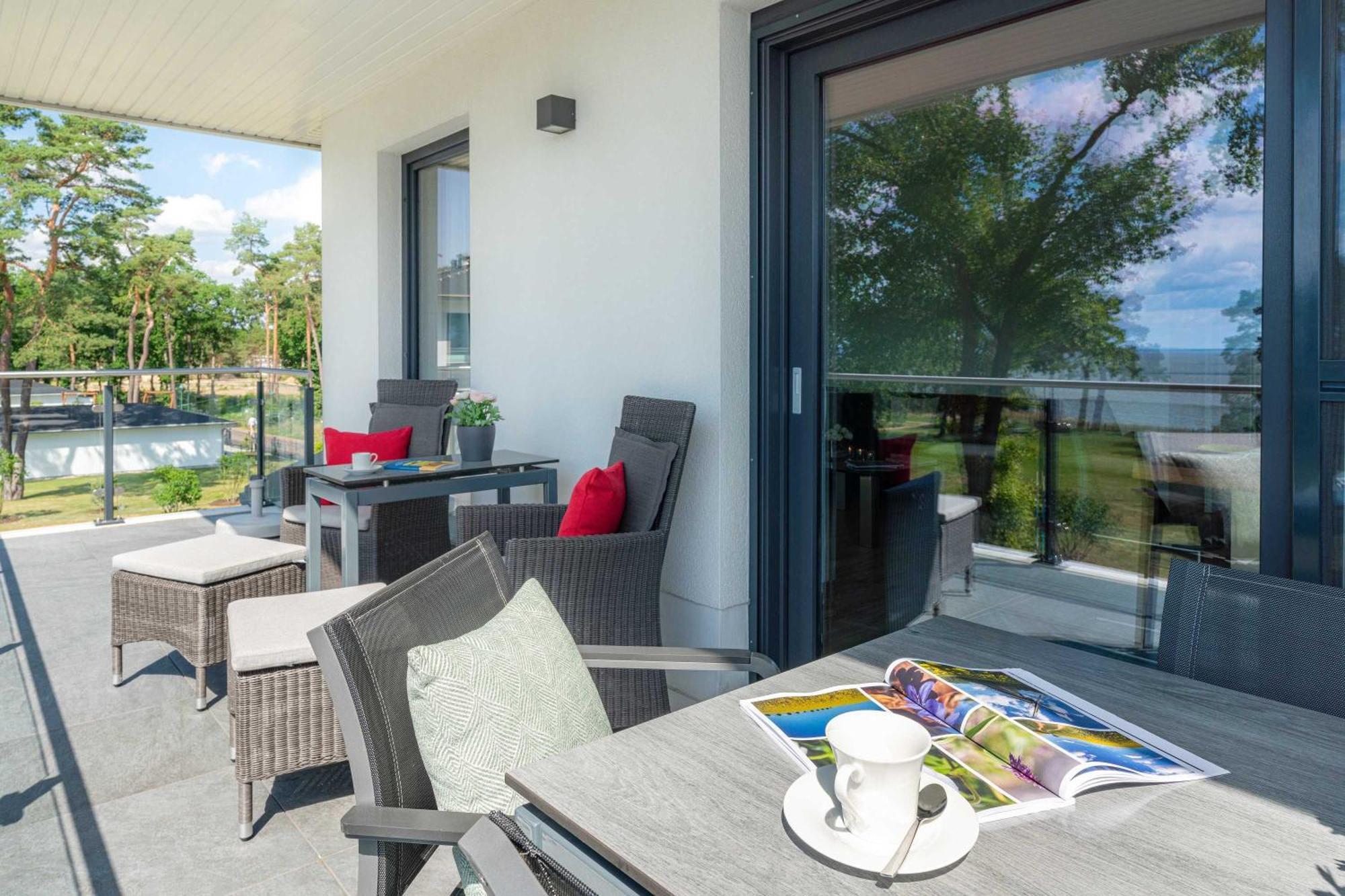 Appartement "Traumzeit" Mit Penthouseflair - Oase Am Haff Garz (Usedom) Quarto foto